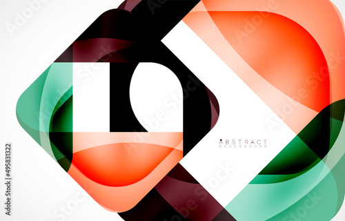 Minimal background. Abstract square shape with round corners created with wavy forms. Vector Illustration For Wallpaper, Banner, Background, Landing Page Free Download Minimal background. Abstract square shape with round corners created with wavy forms. Vector Illustration For Wallpaper, Banner, Background, Landing Page - GFXLoad