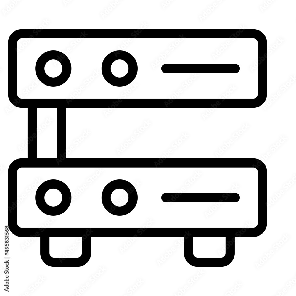 server line icon server line icon