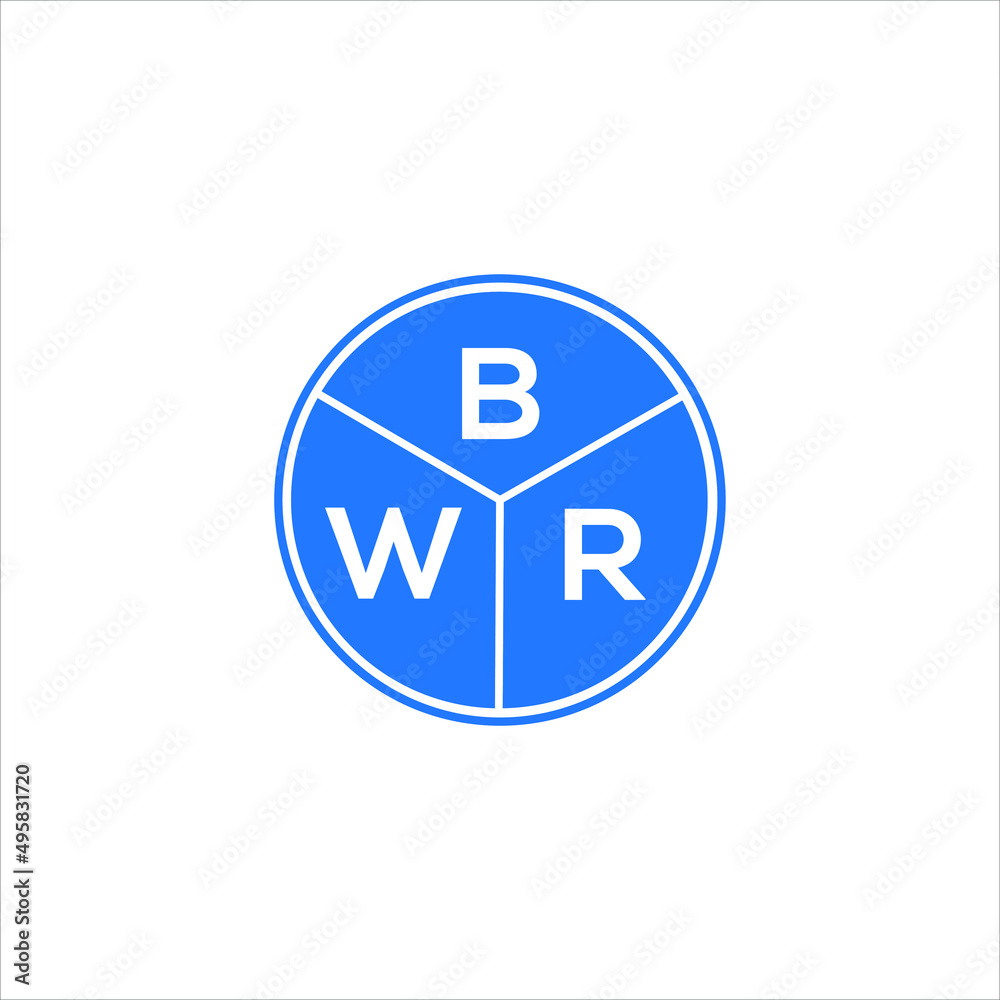 BWR letter logo design on black background. BWR creative initials letter logo concept. BWR letter design. BWR letter logo design on black background. BWR creative initials letter logo concept. BWR letter design.