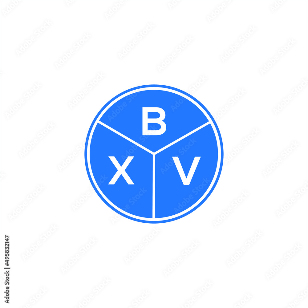 BXV letter logo design on black background. BXV  creative initials letter logo concept. BXV letter design.