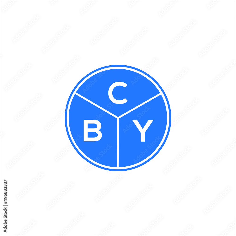 CBY letter logo design on White background. CBY creative Circle letter logo concept. CBY letter design. CBY letter logo design on White background. CBY creative Circle letter logo concept. CBY letter design.