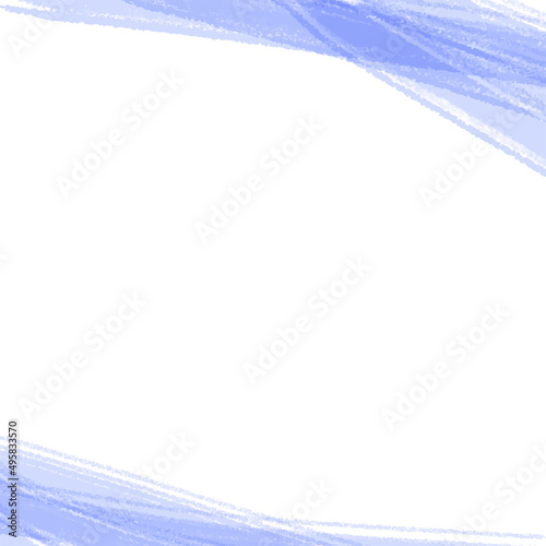 水彩テクスチャの背景素材 ブルー 冬イメージ 正方形