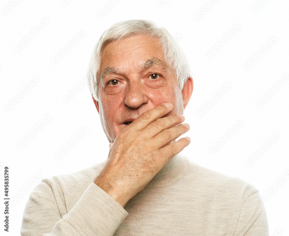 old age, problem and people concept: Portrait of thoughtful old man old age, problem and people concept: Portrait of thoughtful old man