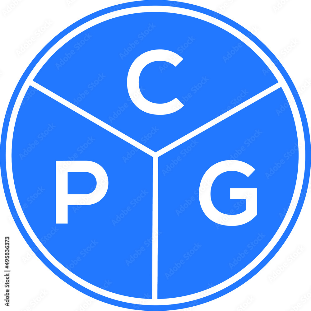CPG letter logo design on black background. CPG creative initials letter logo concept. CPG letter design. CPG letter logo design on black background. CPG creative initials letter logo concept. CPG letter design.