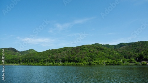 한국의 호수와 산