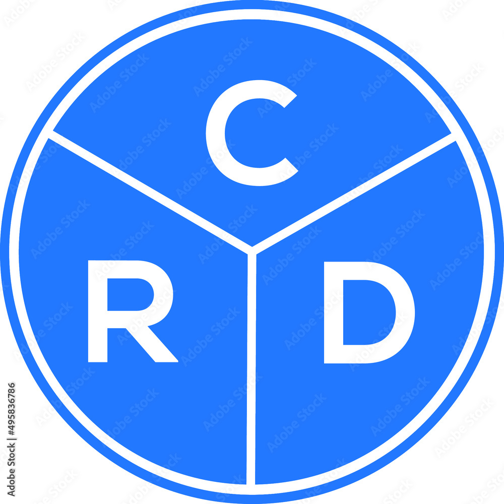 CRD letter logo design on black background. CRD creative initials letter logo concept. CRD letter design. CRD letter logo design on black background. CRD creative initials letter logo concept. CRD letter design.