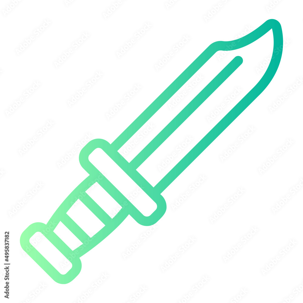 knife gradient icon knife gradient icon