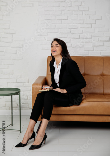 Bussines woman working at office