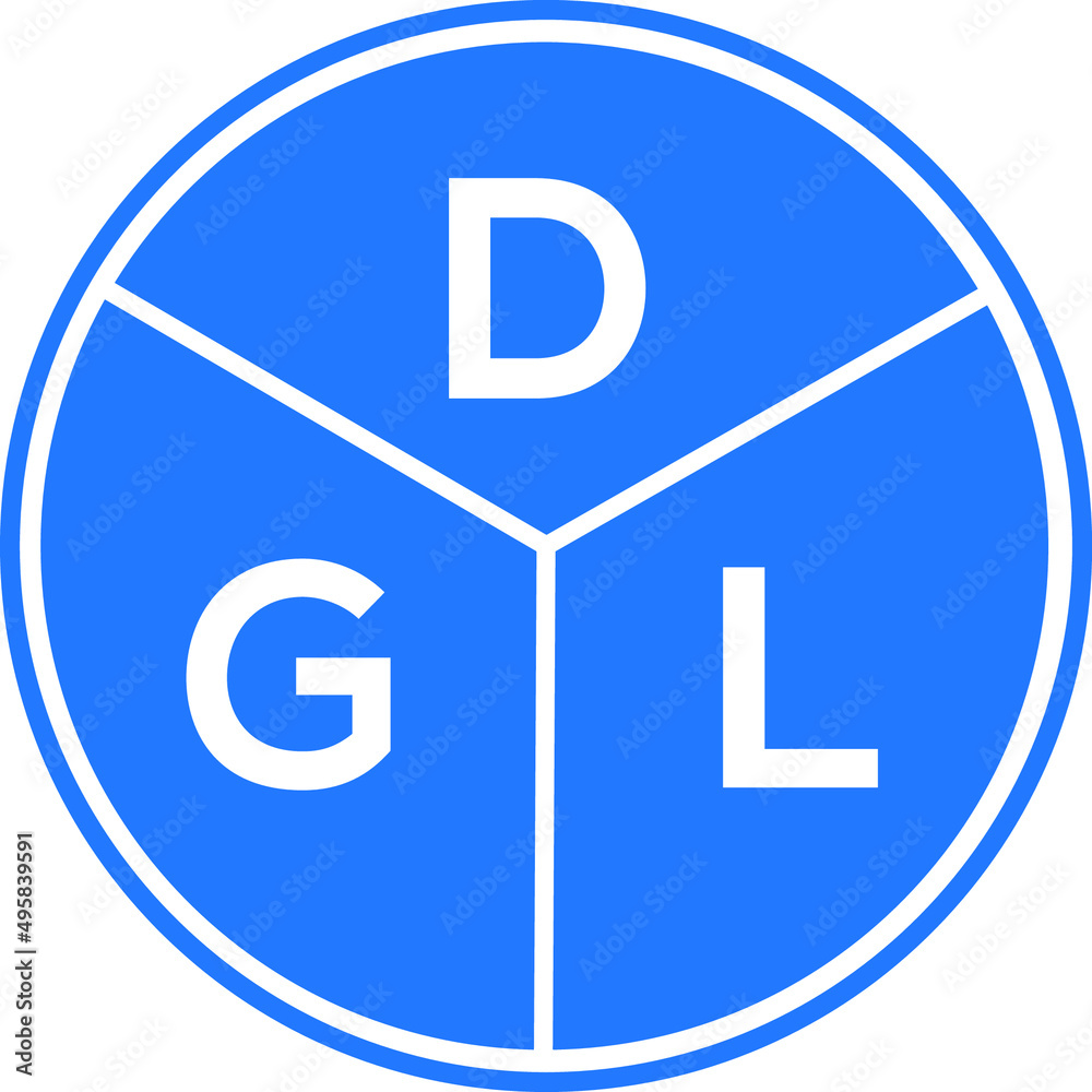 DGL letter logo design on White background. DGL creative Circle letter logo concept. DGL letter design. DGL letter logo design on White background. DGL creative Circle letter logo concept. DGL letter design.