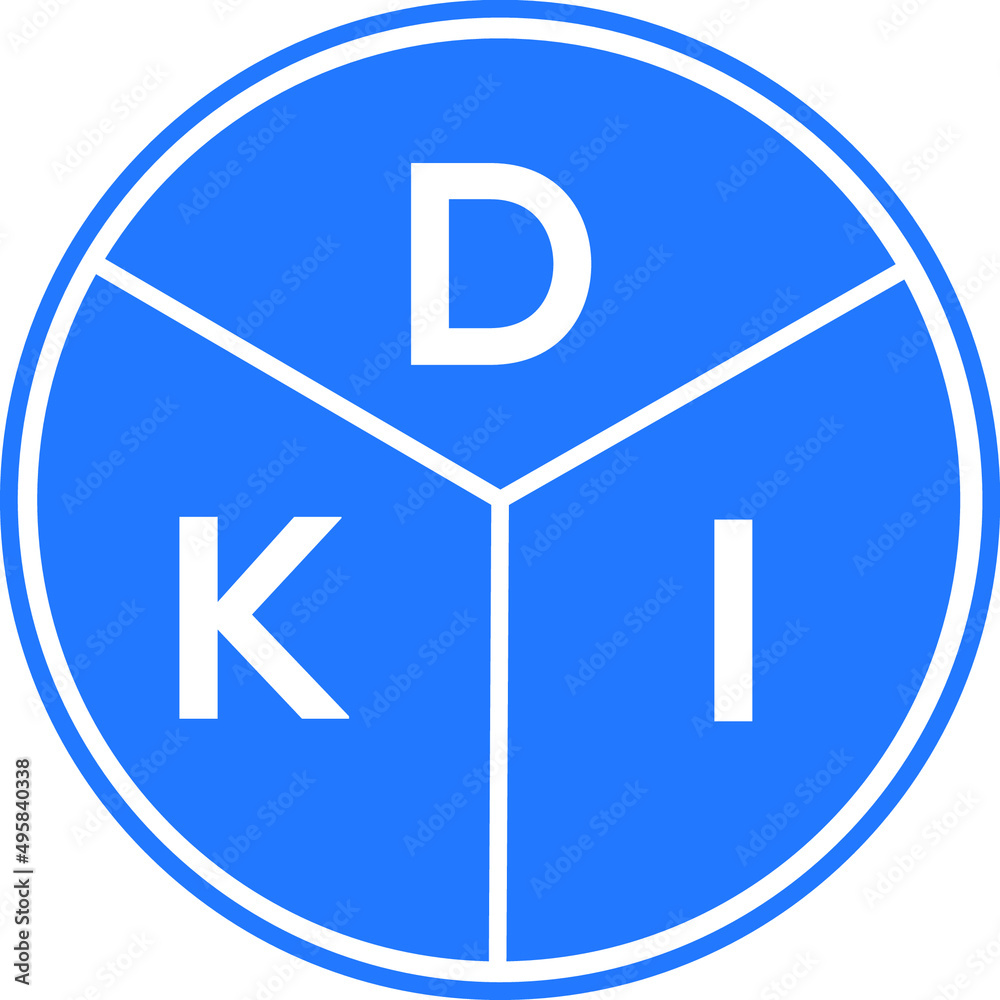 DKI letter logo design on black background. DKI creative initials letter logo concept. DKI letter design. DKI letter logo design on black background. DKI creative initials letter logo concept. DKI letter design.