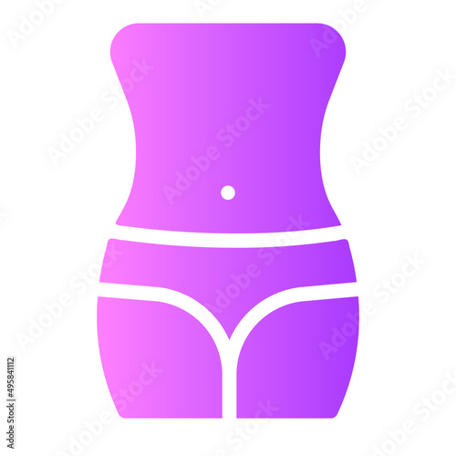 lose weight gradient icon