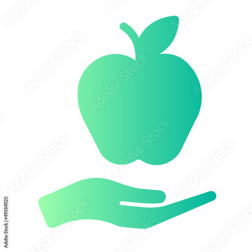 nutrition gradient icon