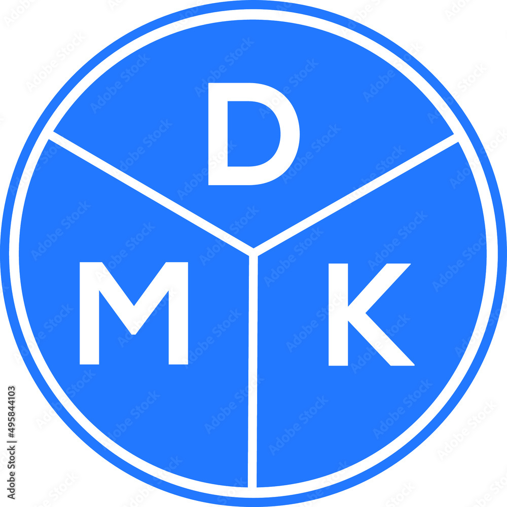 DMK letter logo design on White background. DMK creative Circle letter logo concept. DMK letter design.
DMK letter logo design on White background. DMK creative Circle letter logo concept. DMK letter design.