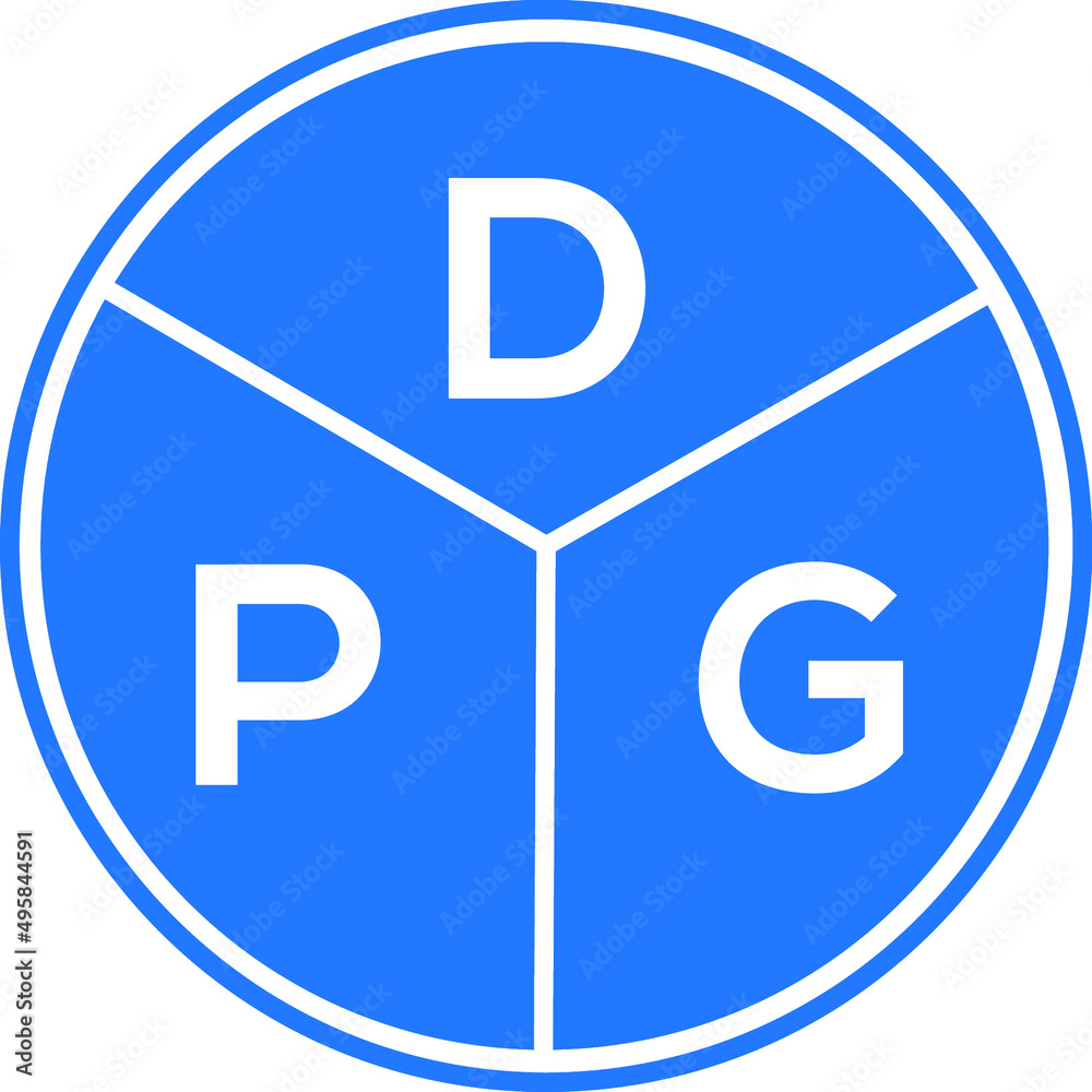 DPG letter logo design on White background. DPG creative Circle letter logo concept. DPG letter design. DPG letter logo design on White background. DPG creative Circle letter logo concept. DPG letter design.