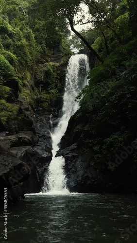 Savri Waterfall - Netravali wildlife sanctuary, Goa India 