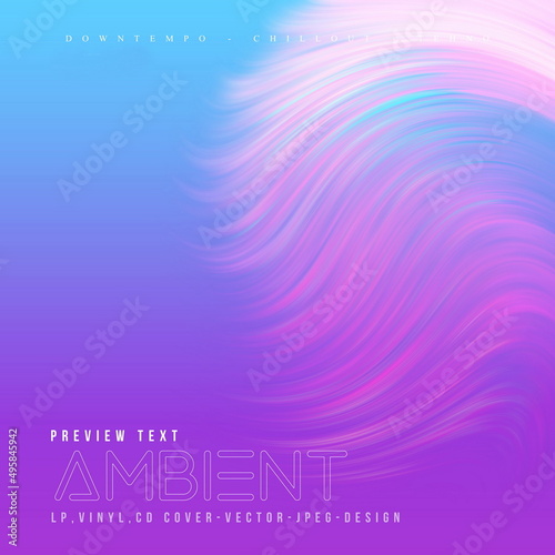 Music Album Cover for the Web Presentation. Colorful Vector Design. Abstract Cards Set. Posters Template Set. Vinyl and CD cover. Square posters, flyers, banners, leaflets. CD Artwork