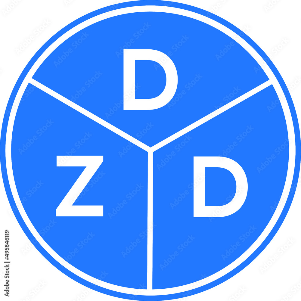 DZD letter logo design on White background. DZD creative Circle letter logo concept. DZD letter design. DZD letter logo design on White background. DZD creative Circle letter logo concept. DZD letter design.