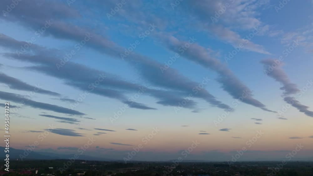 Time lapse cloud running morning sky in Chiang Mai ,Thailand. Time lapse cloud running morning sky in Chiang Mai ,Thailand.