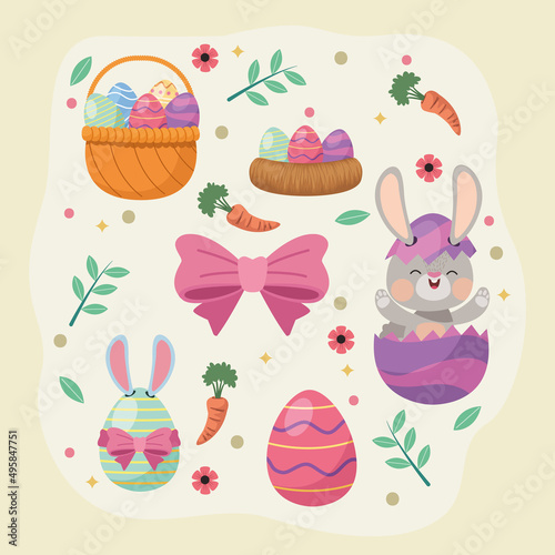 happy easter pattern