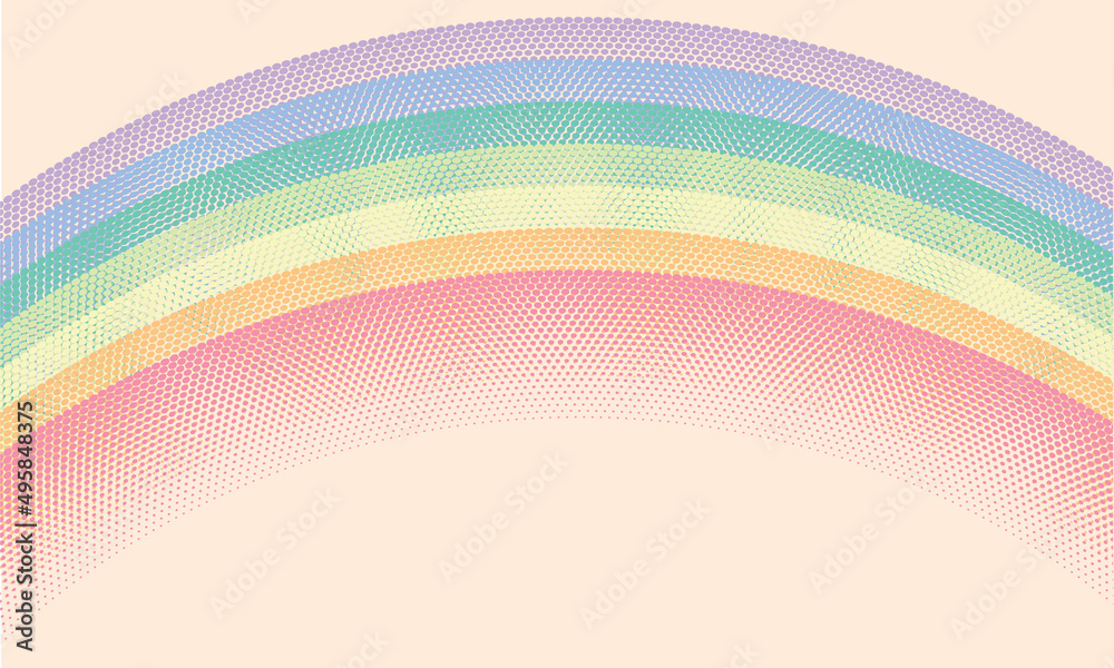 vector background rainbow dot pattern