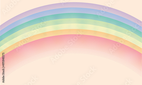 vector background rainbow dot pattern