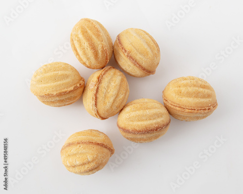 Cookies nuts with condensed milk