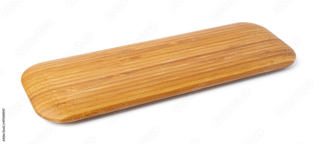 Wooden board isolated on white background, close up Wooden board isolated on white background, close up