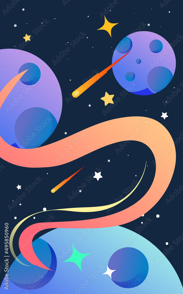 Astronaut in space with planet in background, world space day, vector illustration Astronaut in space with planet in background, world space day, vector illustration