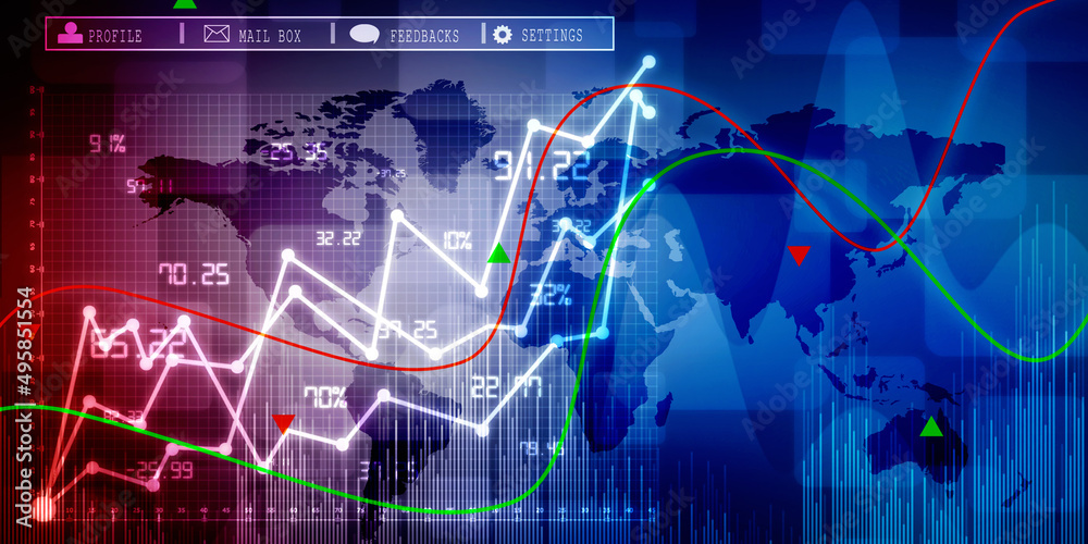 2d rendering Stock market online business concept. business Graph
2d rendering Stock market online business concept. business Graph