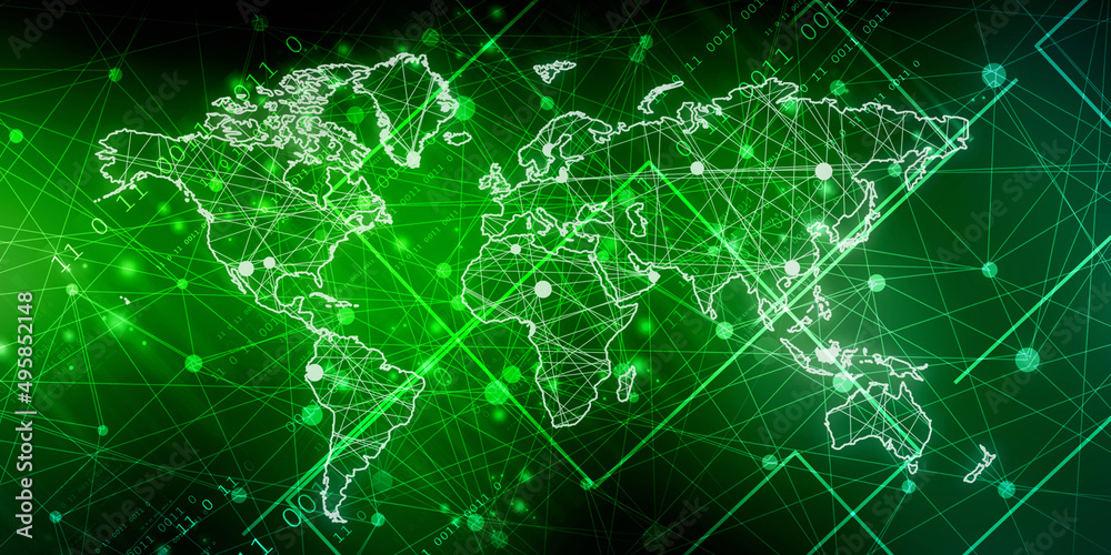 2d illustration world map abstract background
2d illustration world map abstract background