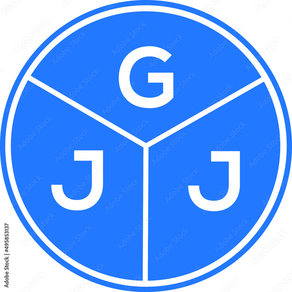GJJ letter logo design on White background. GJJ creative Circle letter logo concept. GJJ letter design. GJJ letter logo design on White background. GJJ creative Circle letter logo concept. GJJ letter design.