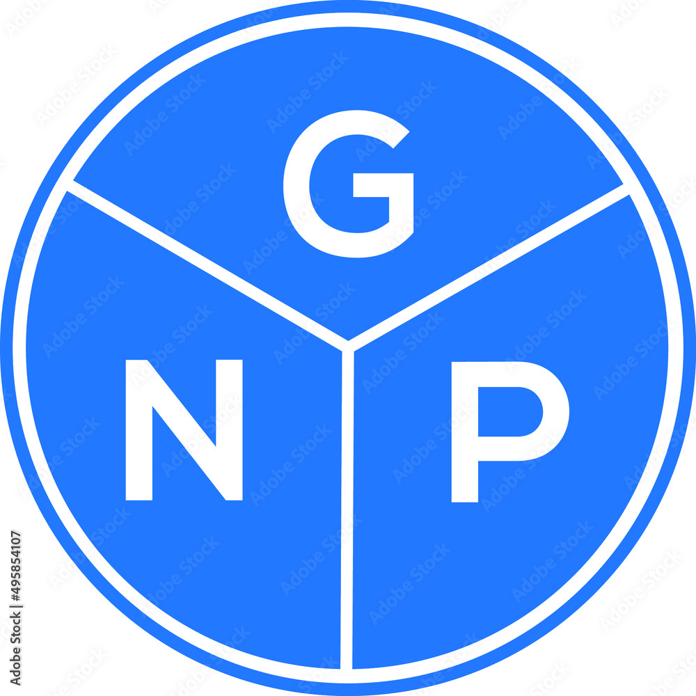 GNP letter logo design on white background. GNP creative circle letter logo concept. GNP letter design. GNP letter logo design on white background. GNP creative circle letter logo concept. GNP letter design.
