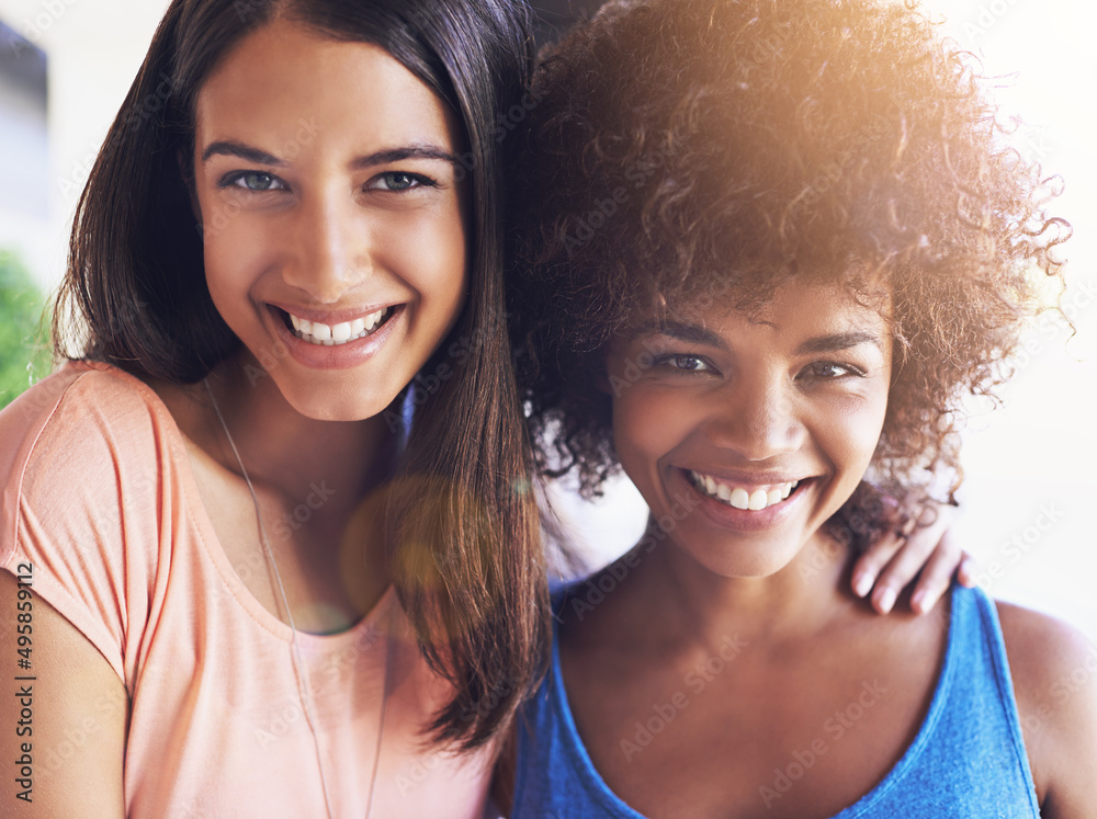 Best friends bring out the best in each other. Shot of two girlfriends hanging out together. Best friends bring out the best in each other. Shot of two girlfriends hanging out together.