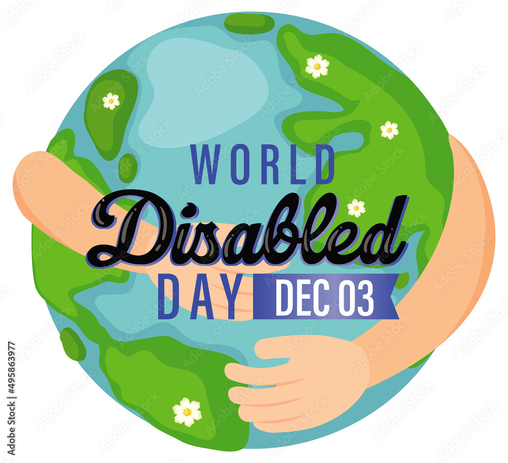 Poster design for world disabled day