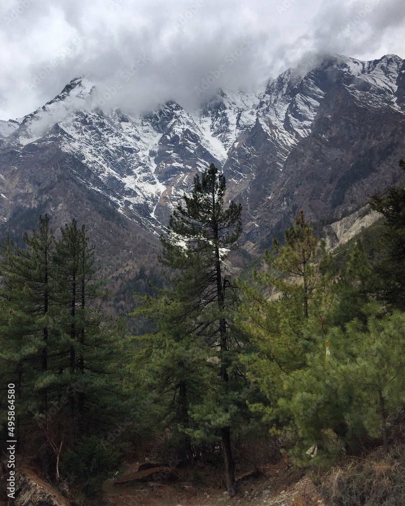 Amazing mountains landscape, high mountains, freedom 