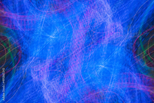 Abstract light print material as wallpaper in night.