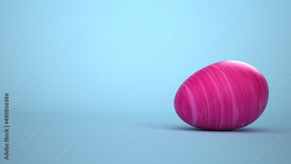 Fototapeta premium Pink Easter Egg