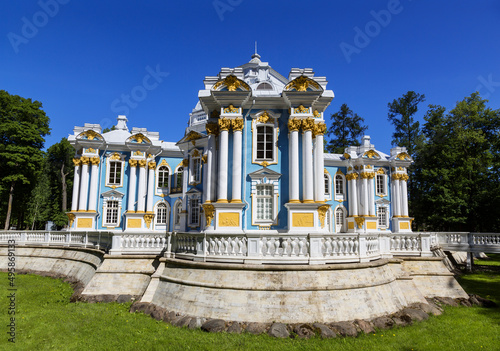 Hermitage Pavilion in Catherine Park at Tsarskoye Selo (Pushkin), St. Petersburg, Russia