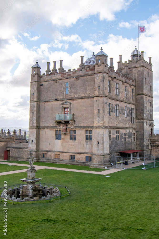 Fototapeta premium Keep at Bolsover Castle in Derbyshire, UK