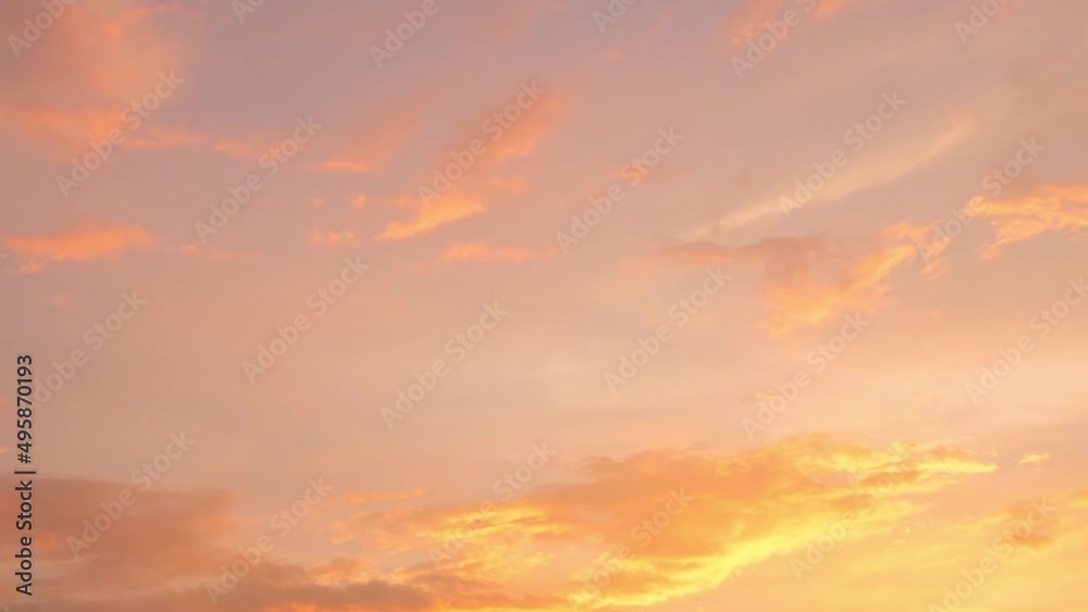 4K UHD : Sky Timelapse, Burning sky and shining, Red purple orange blue pink sunset. Romantic colorful sunset.Time lapse of skyscrapers.
