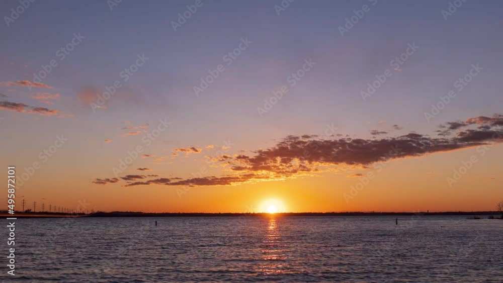 Simple Sunset Timelapse over Lake Simple Sunset Timelapse over Lake