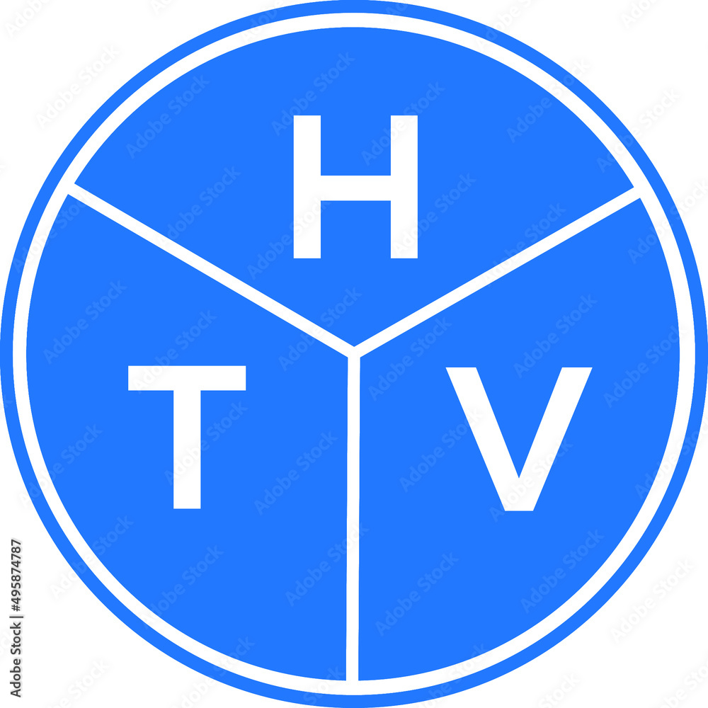 HTV letter logo design on white background. HTV creative circle letter logo concept. HTV letter design. HTV letter logo design on white background. HTV creative circle letter logo concept. HTV letter design.