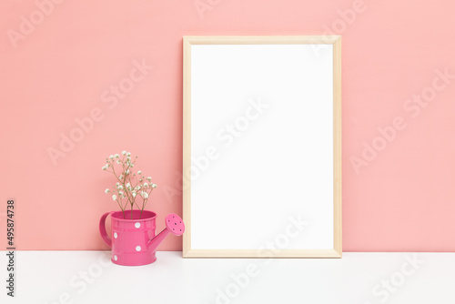 A4 poster frame mockup