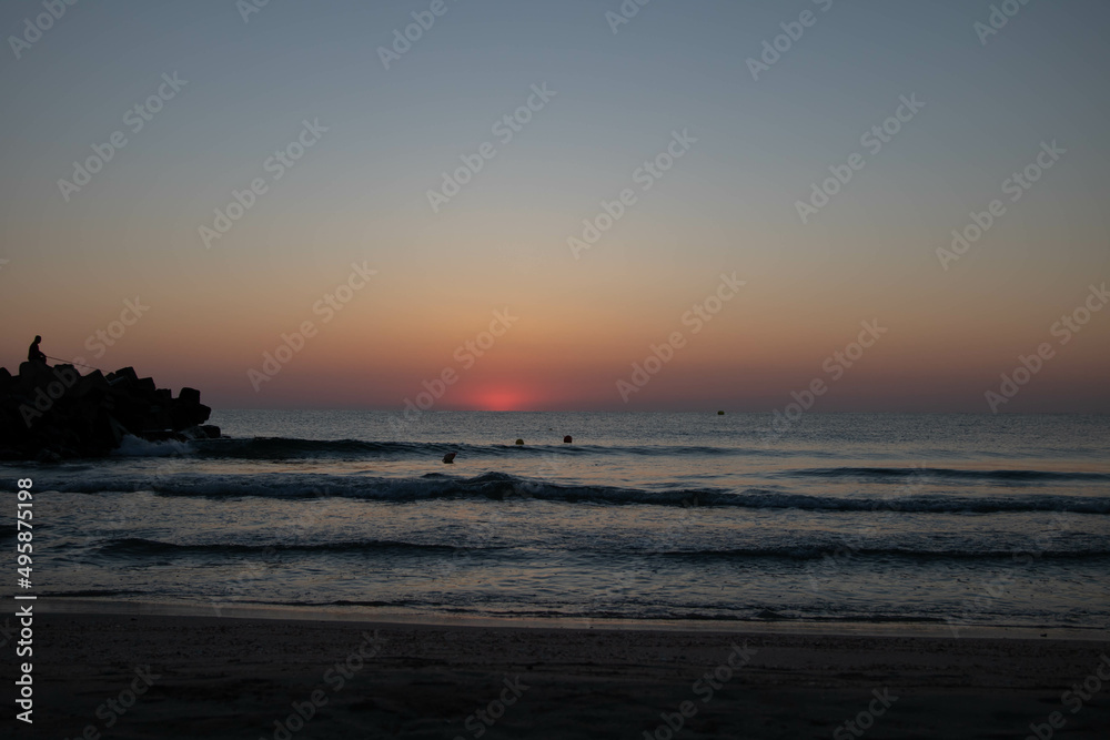 sunrise on the sea sunrise on the sea
