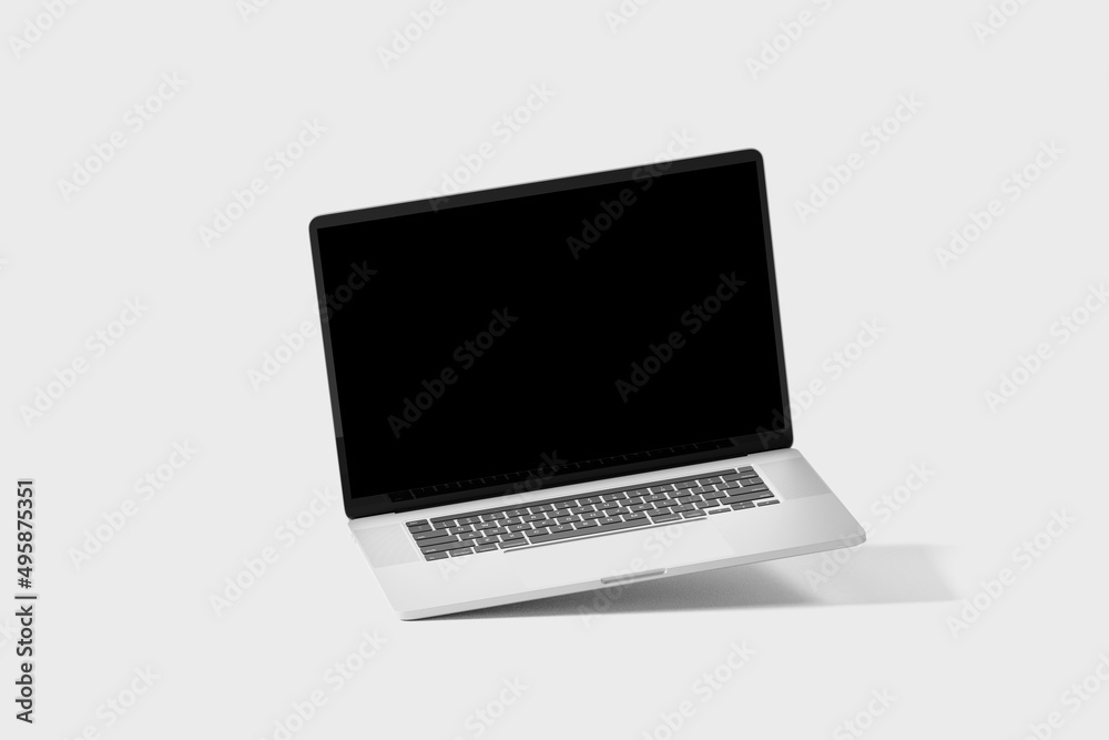 Screen device mock up - 3d rendering Screen device mock up - 3d rendering
