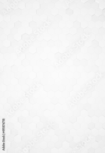 white hexagon pattern background 
