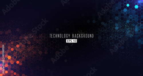 Abstract background with a sense of technology