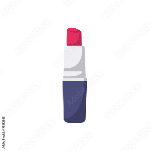 Lipstick Flat Illustration. Clean Icon Design Element on Isolated White Background