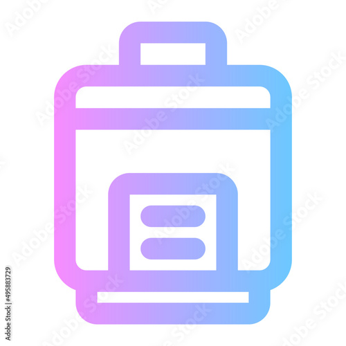 rice cooker gradient icon