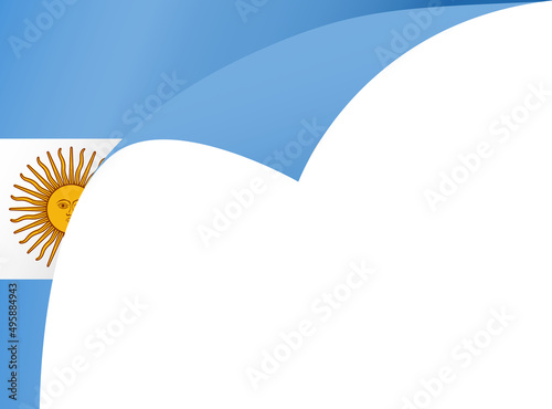 Argentina flag wave  isolated  on png or transparent background,Symbol Argentina,template for banner,card,advertising ,promote,and business matching country poster, vector illustration